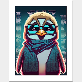 the code penguin Posters and Art